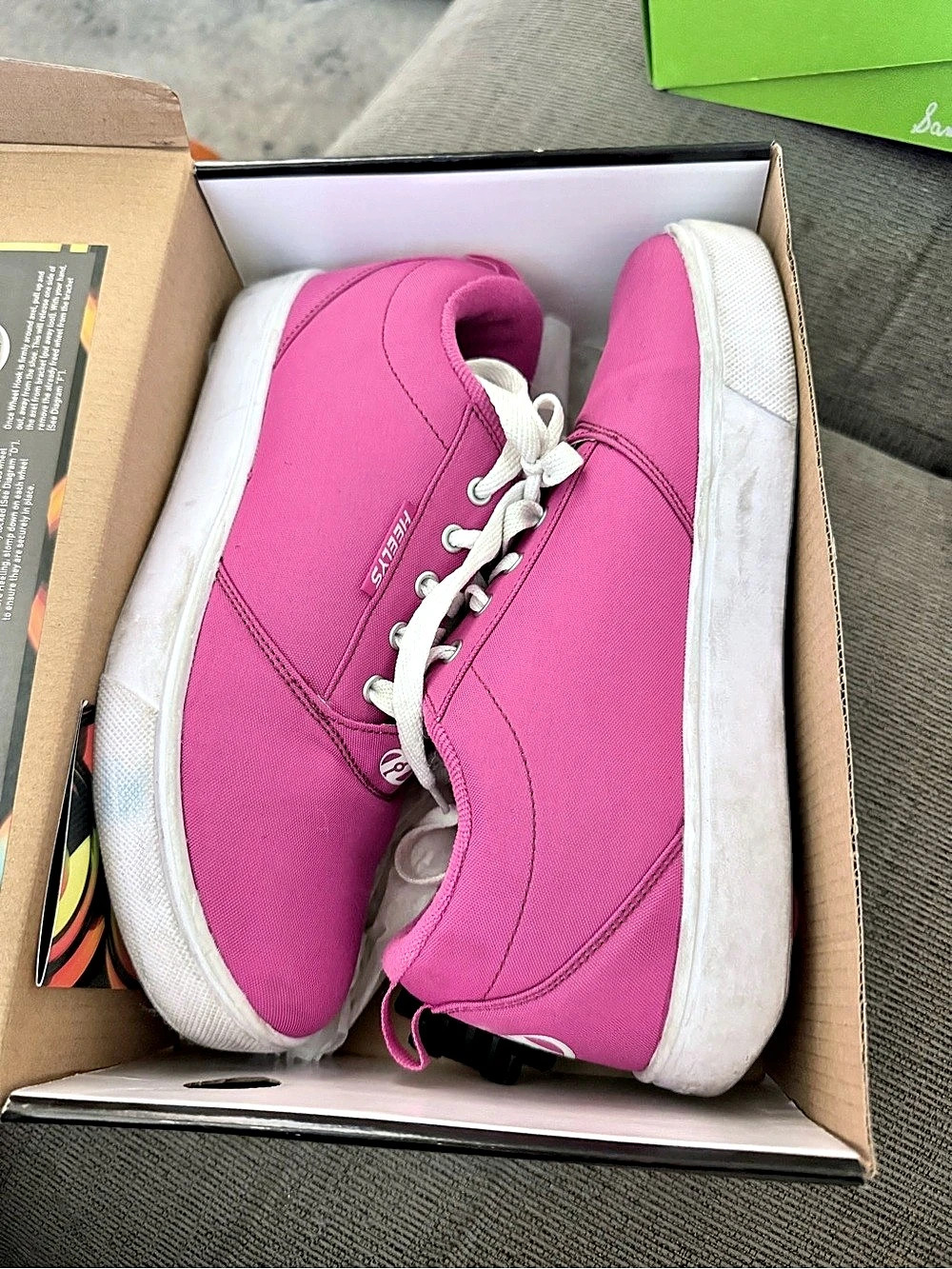 Heelys Pro 20 Pink & White Sneakers Girls US 8